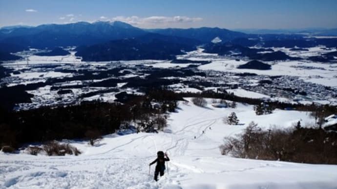伊吹山 南稜~登頂と初級雪山講習