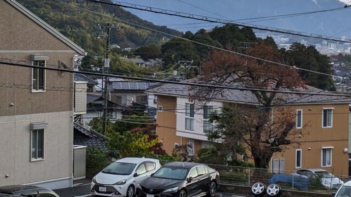石長比売神の言葉 霙から雪へと変わり、降りました