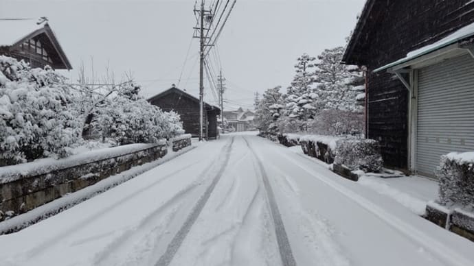 2022年12月寒波第1波の積雪状況(12/19、20)の記録