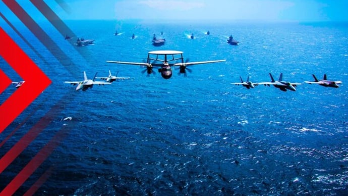 第5世代戦闘機では中共軍を圧倒 西太平洋で史上最大の海空戦力が集結