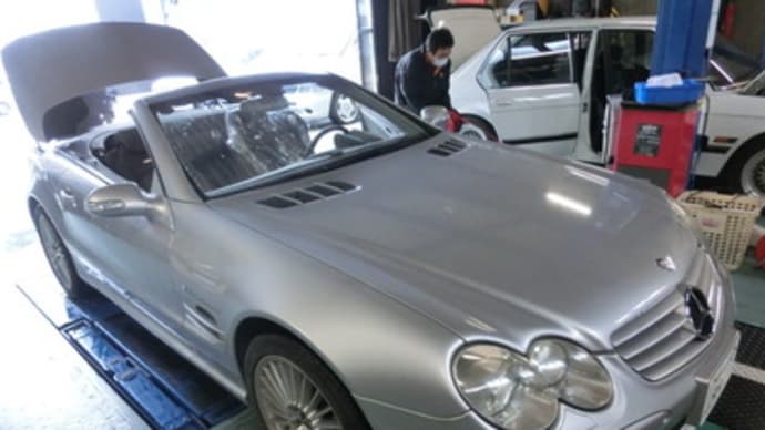 SL55ナビ取付終了