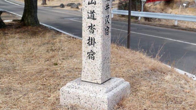 厳冬の浅間山・・・軽井沢町中軽井沢から・・・きょうの浅間山