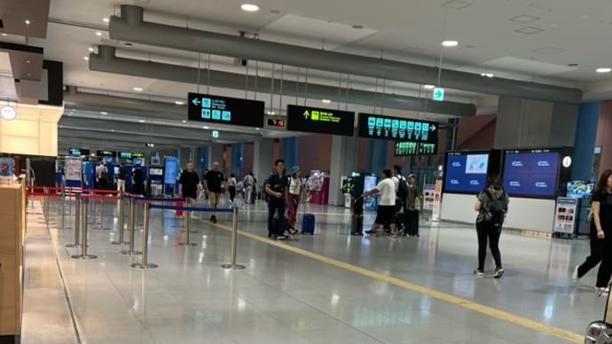 関空の仕事を終えて