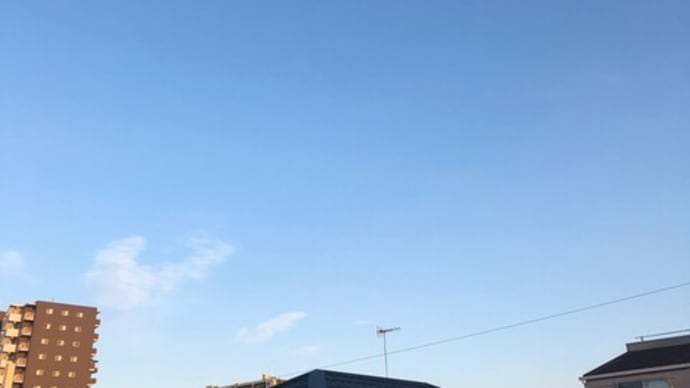 気持ちの良い青空でした