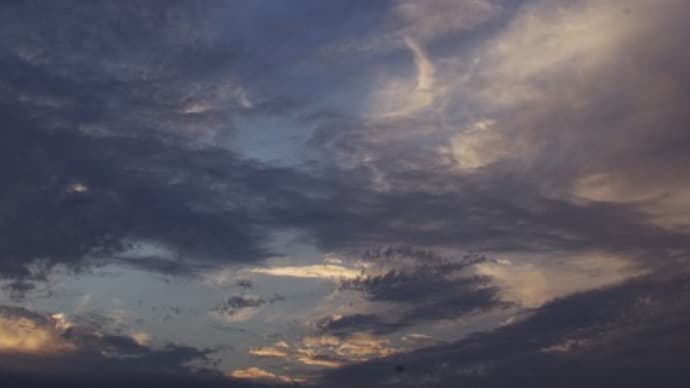 雲の中のある落日（20250503）（土）