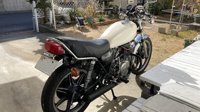 ＸＳ２５０クラッチケーブル再交換