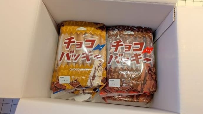 「チョコバッキー」届きました