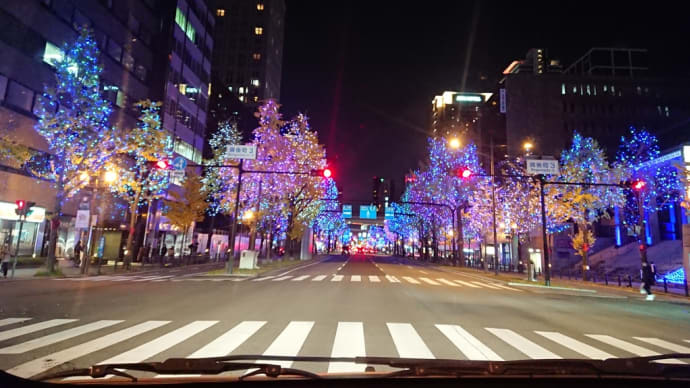御堂筋イルミネーション。。。
