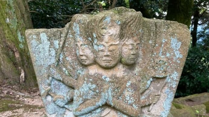 花山院菩提寺の石仏(兵庫県三田市)
