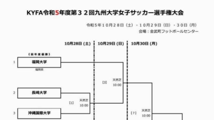 大学の女子九州大会