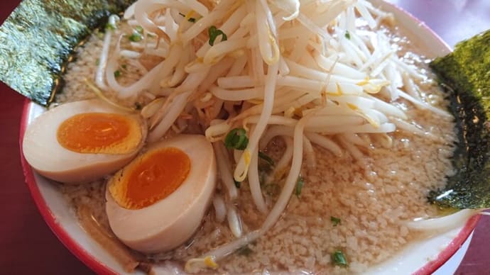 だるまや 竹尾店さん だるまラーメン(中盛り&半チャーハン)