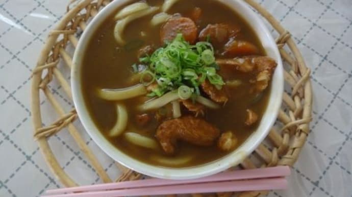 家のカレーうどん