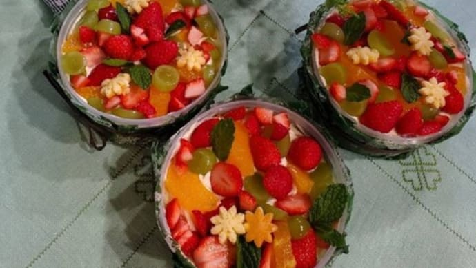 4月のお菓子教室☆春のスコップケーキ🍓ピクニック気分で♪