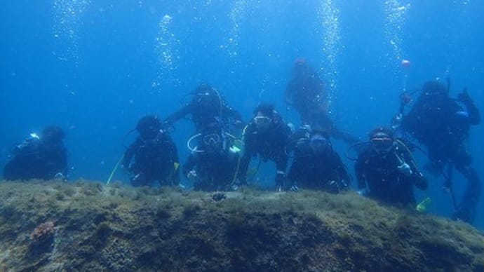 8月7日(日)またまた沖の島!俺が大好きな海が広がってます。ここに移住して、毎日潜っていたい!!