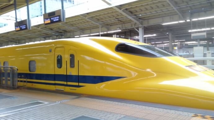 新大阪でドクターイエローに遭遇!