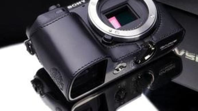 GARIZ SONY NEX-7用 Genuine Leather Camera Halfcase