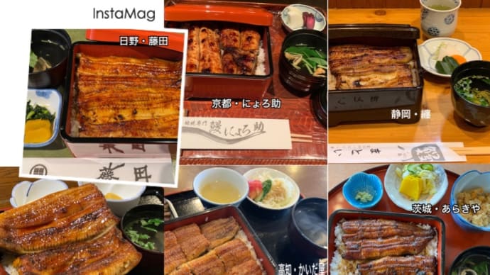 全国うなぎ食べ歩き いろいろ 関西風のうな重の情報求!