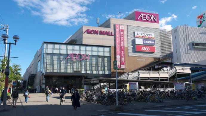 11月の津田沼駅北口:新京成線新津田沼駅から津田沼駅北口十字路交差点まで PART2