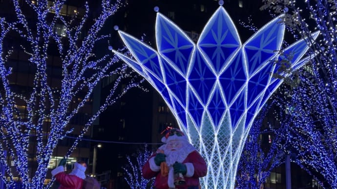 博多へクリスマスイルミネーションを観に