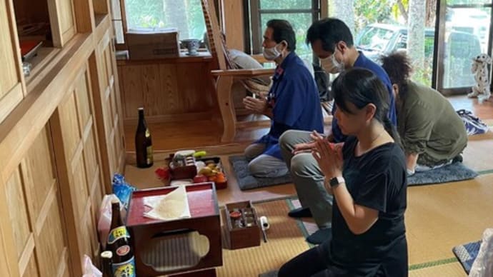 五月ウマチー前に「ウタカビ祈願」行う!
