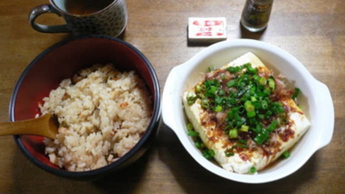 おかずが無い・・・豆腐の出番だ!! 今は反省している