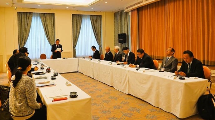 簡易水道有収率対策プロジェクト会議&長野県河川協会正副会長会議&大日向上空からの風景