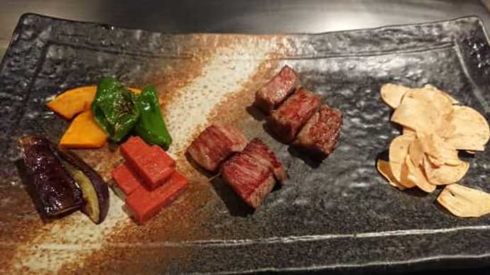 ホテルオークラ京都 鉄板焼でご馳走になりました・・・・。('◇')ゞ