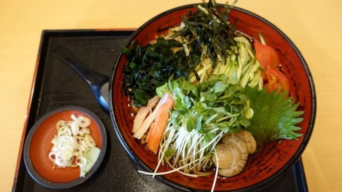 田畑屋 夏季限定 冷し狸そば 1,100円 新潟県南魚沼市目来田57-1