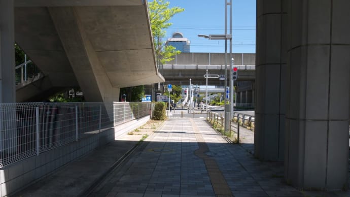 4月の幕張新都心:メッセモール南側の緑地帯からビジネス通り・中瀬二丁目交差点前へ PART2