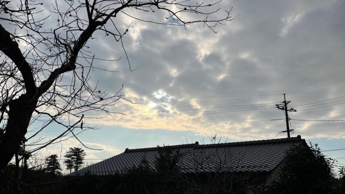今日も暮れた