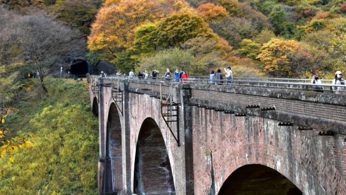 旧碓氷峠でもみじ狩り・・・