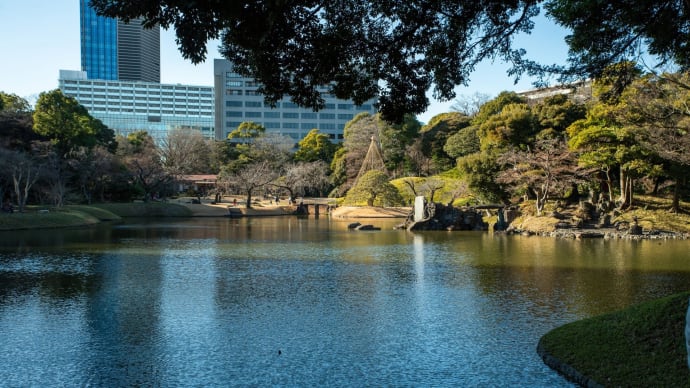 2024大寒 文京シビック展望台から小石川後楽園へ