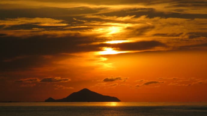 12月の夕焼け