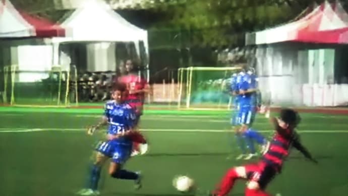 台湾女子サッカーリーグ 台中藍鯨4ー2高雄陽信 後半途中経過