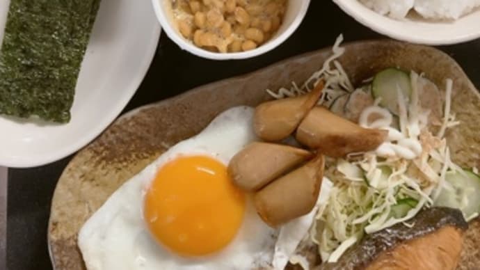 家朝ごはん