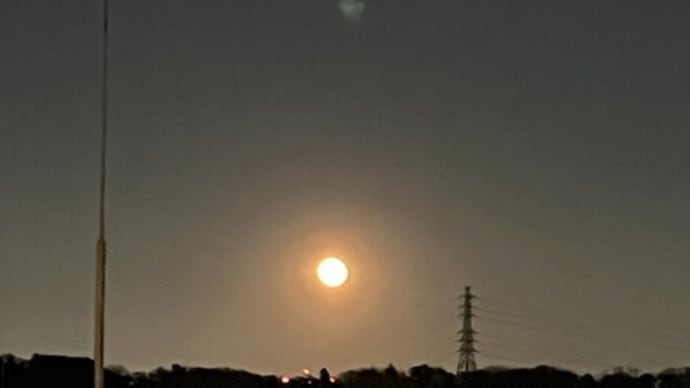 満月の月明りに心癒される