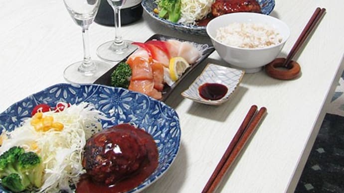 1月20日 ハンバーグ飲酒。