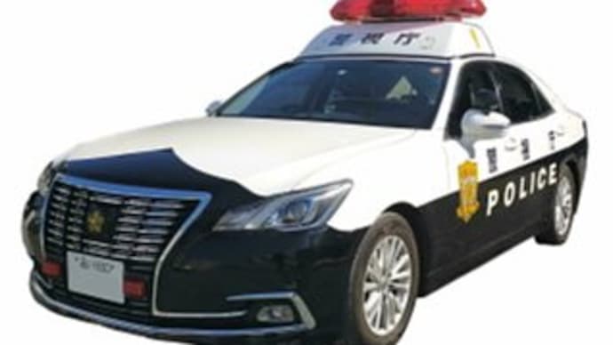 後のパトカー