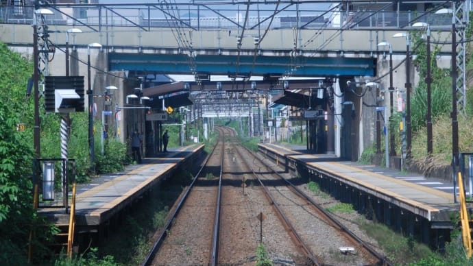 下り京王7000系被り付き(8)山田駅へ【山田駅:京王高尾線】 2021.AUG