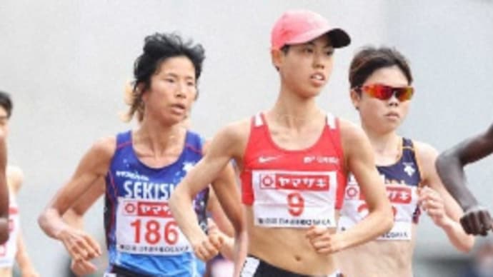 陸上日本選手権　　やったね❗️廣中瑠梨佳選手、5000mでも代表内定しました❗️