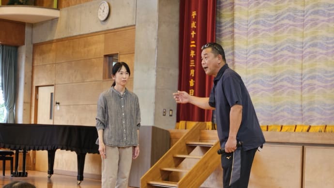 全校集会をしました!!