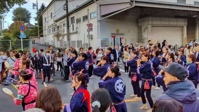 立正佼成会の「お会式・一乗祭り」で賑わう方南町駅周辺