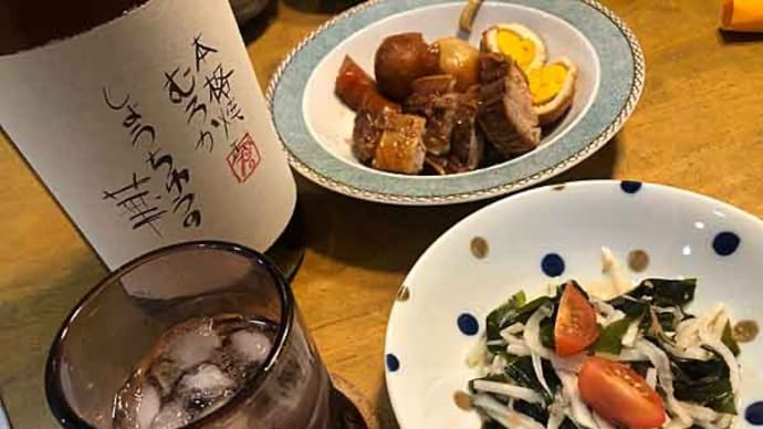 豚角煮は玉子が主役?