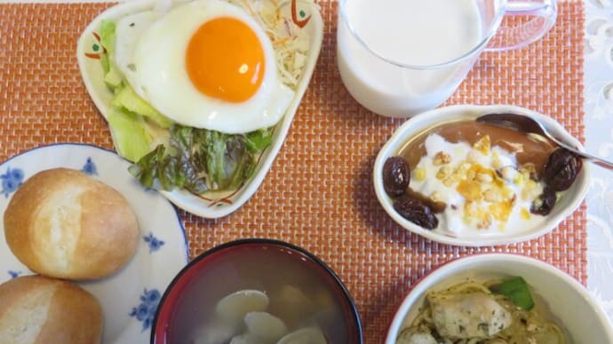 貝料理でかいがいしく?!