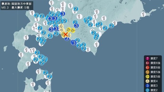 北海道胆振東部地震