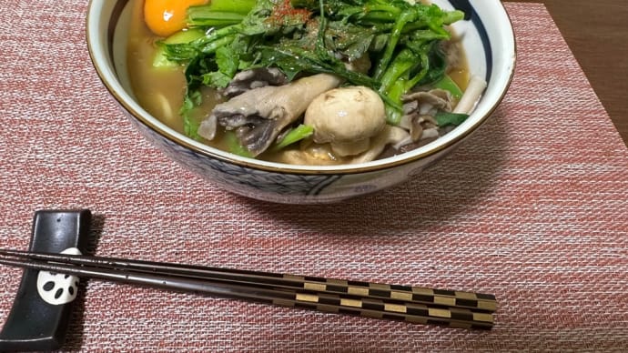 野菜たっぷりのラーメン