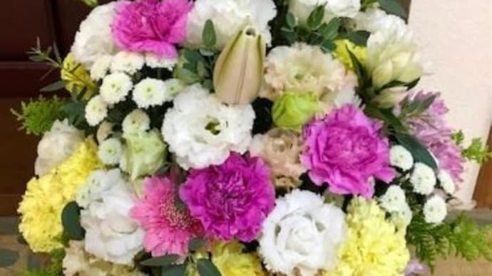 華やかなお花と栗ご飯の思い出