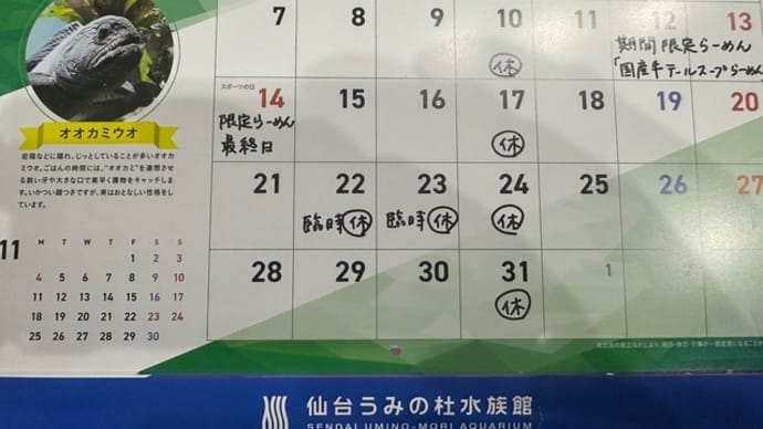 2024年10月のお知らせ