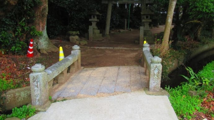 金富神社北参道橋　　（築上郡築上町）