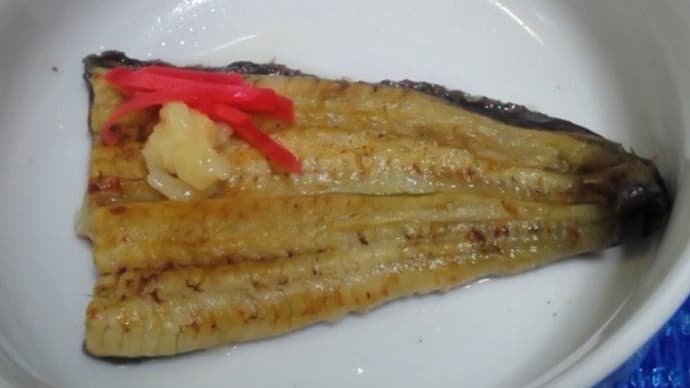 鹿児島産鰻白焼を関東風にして生姜で昨日は晩御飯にしたんだね:P